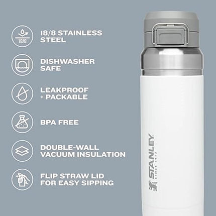Stanley The Quick Flip GO Bottle, Polar, 24OZ / .7L