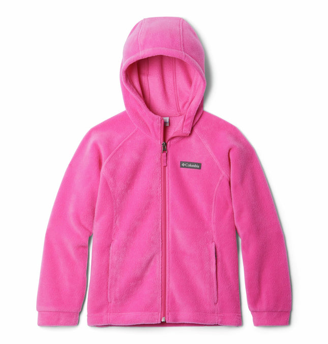 Columbia Girls' Big Benton II Hoodie, pink ice, La