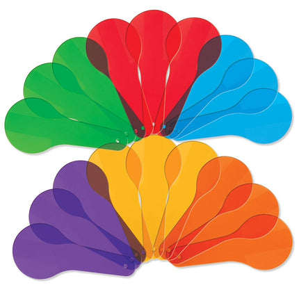 Learning Resources Colour Paddles, Ages 3+, Colour Recognition, Early Colour Mixing, Sensory Learning for Preschoolers and Toddlers