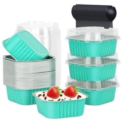LNYZQUS 10oz Mini Cake Tins with Lids, Individual 
