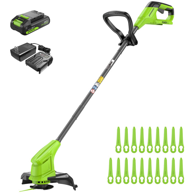 Greenworks 24V 10" Cordless String Trimmer with 2.