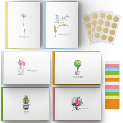 Dessie 30 Thinking of You Cards With Envelopes. 30