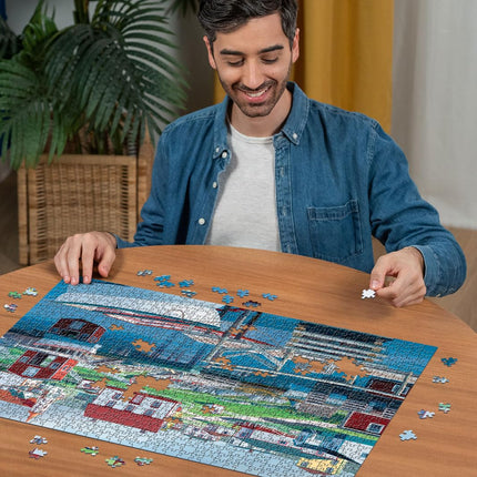 Ravensburger Greenspond Harbor 1000 Piece Jigsaw Puzzle for Adults - 12000558 - Handcrafted Tooling, Made in Germany, Every Piece Fits Together Perfectly
