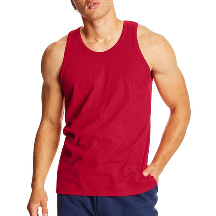Hanes Men's X-Temp Tank Top 2 Pack, Deep Red, Small, Deep Red, Large