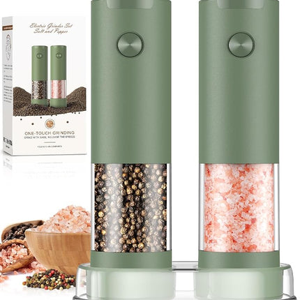 Salt and Pepper Grinder Set Mom Gifts, Electric Au