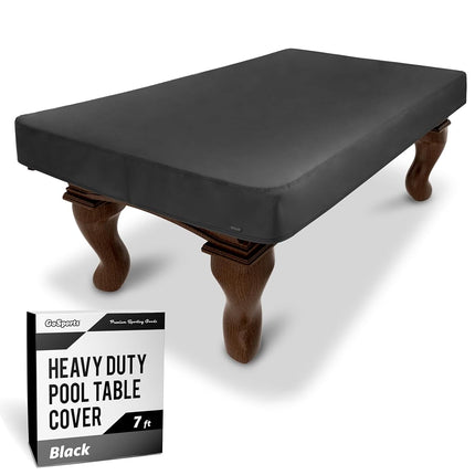 GoSports 7 ft Premium Leatherette Pool Table Cover