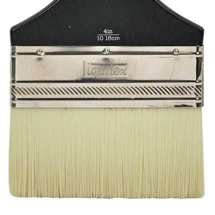 Liquitex 1300704 Freestyle Large Scale Brush, Broad Flat/Varnish 4-Inch, Short Handle