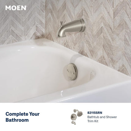 MOEN Idora 4 in. Centerset 2-Handle Bathroom Faucet in Spot Resist Brushed Nickel