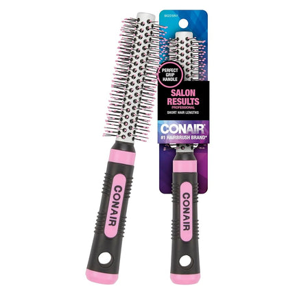 Conair Salon Results Metal Round Hairbrush - Round Brush for blow out - Hair brush blow dryer - Ideal of all hair types - Metal Bristles