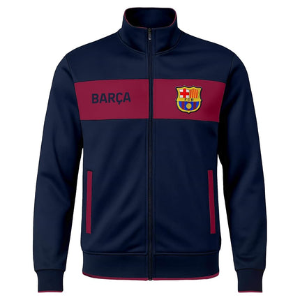 Icon Sports UEFA Champions League – Veste de survêtement décontractée officielle à fermeture éclair intégrale pour garçon, Top jeune club de football mondial