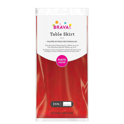 Amscan 77025.40 Disposable Apple Red Solid Color P