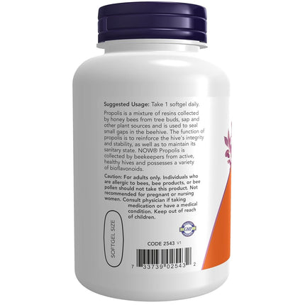 NOW Supplements, Propolis 2000 5: 1 Extract, 90 Softgels