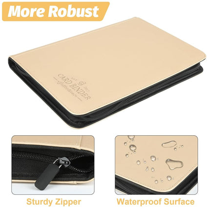 Foalgo, Trading Card Album 540 Pockets Side Insert 9 Pockets for TGC MTG Baseball Cards Yugioh