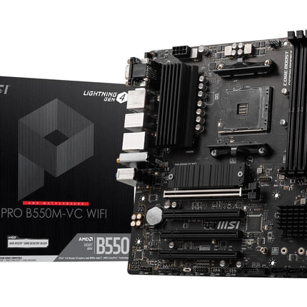 MSI PRO B550M-VC WiFi ProSeries Motherboard (AMD A