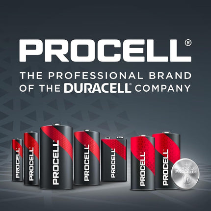 Procell Alkaline Batteries, AA, 24/Box, Total 144 EA, Sold as 1 Carton