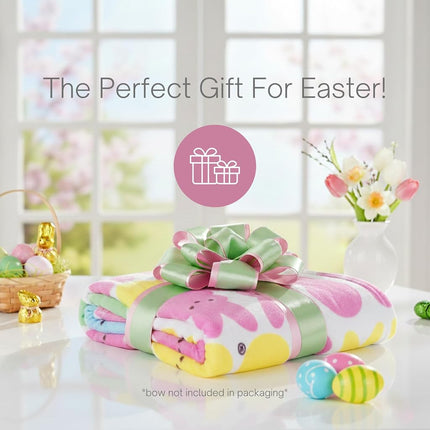 Peeps Easter Fluffy Throw 46 in x 60 in – Soft Plush Lightweight Blanket for Couch, Bed & Travel - Easter Basket Stuffer (100% Officially Licensed Product) by Franco Collectibles