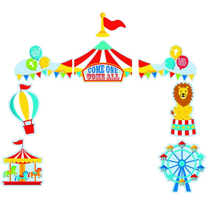 Fun Express Faith Carnival Trunk OR Treat DCRTNG KIT - Party Decor - 7 Pieces