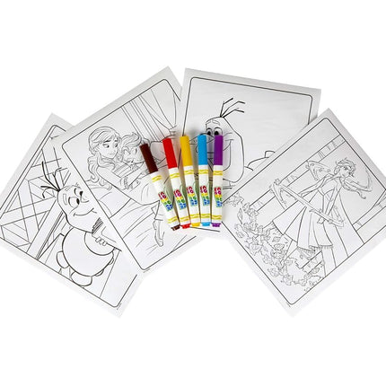 CRAYOLA COLORING PAD & MARKR FROZEN 2