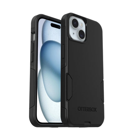 OtterBox Strawberry Commuter Series Case - Black, Slim & Tough, Pocket-Friendly, with Port Protection