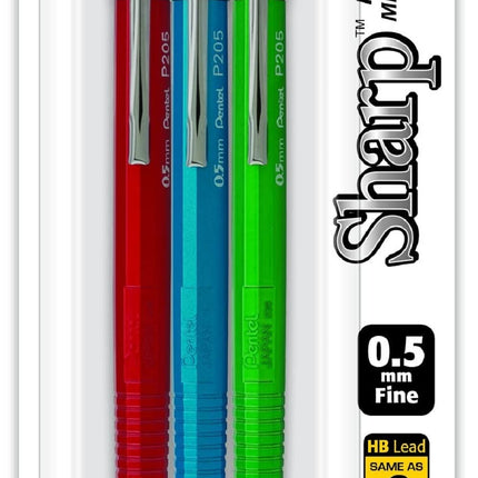 Pentel Sharp Mechanical Pencil, (0.5mm), Metallic 