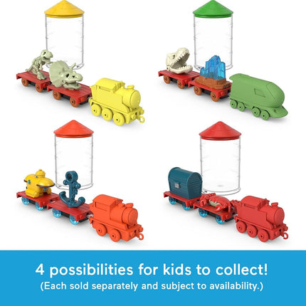 Thomas & Friends Mystery Toy Trains Collection of Color Reveal Engines with Color-Changing Action plus Surprise Cargo for Kids Ages 3 Years+, HNP80