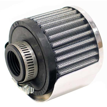 K&N Vent Air Filter/ Breather: High Performance, Premium, Washable, Replacement Engine Filter: Flange Diameter: 1 In, Filter Height: 2.5 In, Flange Length: 0.625 In, Shape: Breather, 62-1511