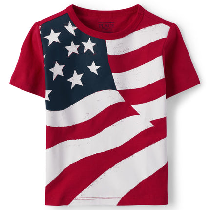 The Children's Place Baby Boys American Flag Short