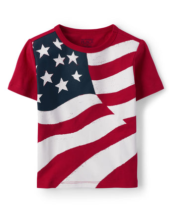The Children's Place Baby Boys American Flag Short