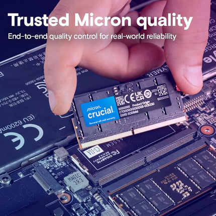 Crucial DDR5 RAM 64GB Kit (2x32GB) 4800MHz SODIMM, Laptop Computer Memory, Mini PC, CL40 - CT2K32G48C40S5