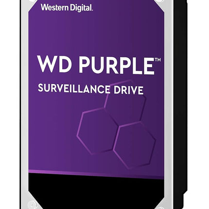 Western Digital Purple 6TB Surveillance 3.5 Inch SATA 6 Gb/s Hard Disk Drive with Allframe 4K Technology - 180TB/yr, 64MB Cache, 5400rpm - WD60PURZ