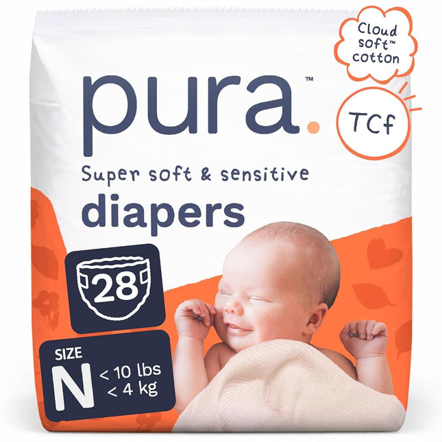 Pura Size 5 Eco-Friendly Diapers (24-35 lbs) Total