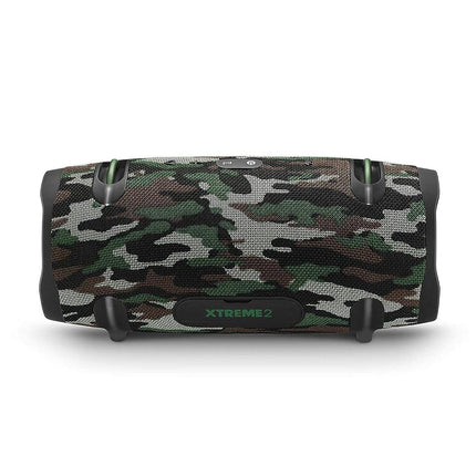 DevaCurl 1 JBL Xtreme 2 Portable Waterproof Wireless Bluetooth Speaker-Camouflage, 18/8 Stainless Steel