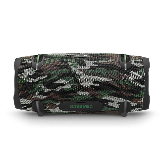 DevaCurl 1 JBL Xtreme 2 Portable Waterproof Wireless Bluetooth Speaker-Camouflage, 18/8 Stainless Steel