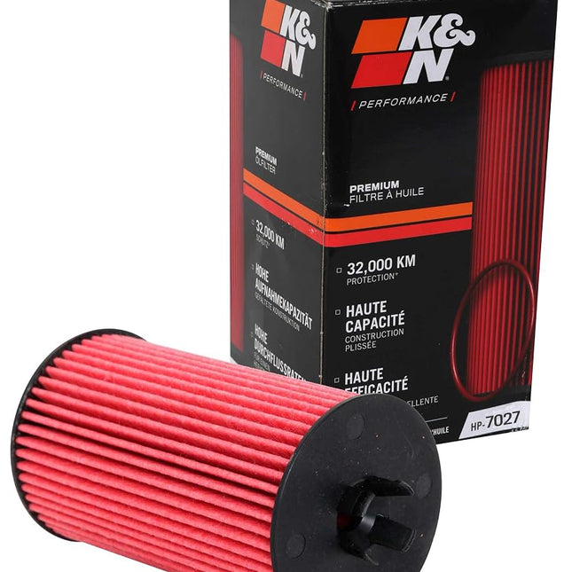 K&N Premium Oil Filter: Designed to Protect your Engine: Compatible with Select BUICK/CHEVROLET/GMC/HOLDEN Vehicle Models (See Product Description for Full List of Compatible Vehicles), HP-7027