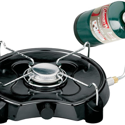 Coleman PowerPack Propane Gas Camping Stove, 1-Burner, High-Efficiency 7500 BTU, Portable and Compact, Perfect for Camping, Hunting, and Backpacking