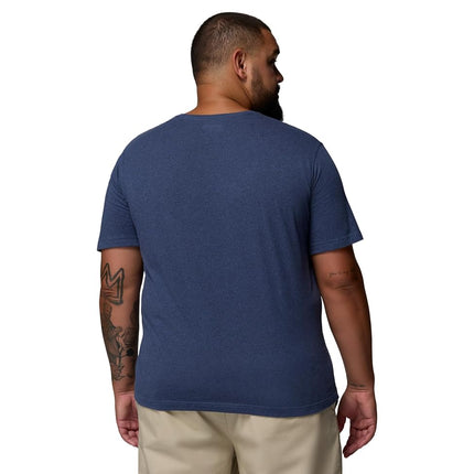 Columbia Men's Thistletown Hills Short Sleeve Hiking Shirt, Dark Mountain Heather, 6X