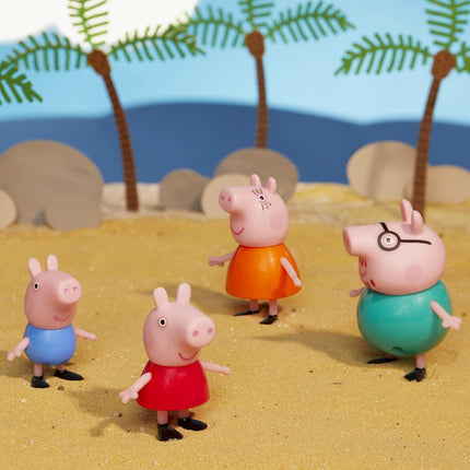 Peppa Pig Peppa Visits Australia Campervan Vehicle Preschool Toy; Includes 8 Figures, 4 Accessories, for Ages 3 and Up