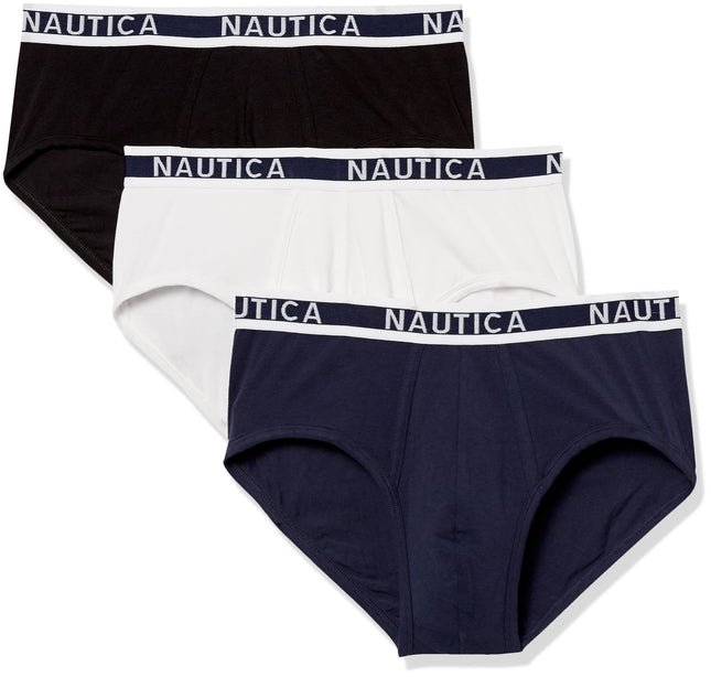 Nautica Men's Classic Cotton Stretch Multipack Bri