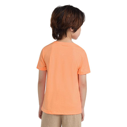 T-shirt Hurley basique doux pour garçons, Cloud Slub, Sunset Glow Heather, Medium