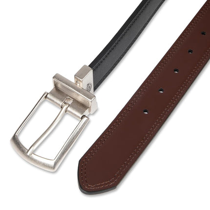Dickies Men's Two-in-One Reversible Casual Belt, Black/Brown, X-Large (42-44)
