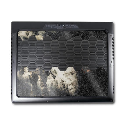 MightySkins Glossy Glitter Skin Compatible with Alienware M18 R1 (2023) Full Wrap Kit - Fighting On | Protective, Durable High-Gloss Glitter Finish | Easy to Apply & Change Styles | Made in The USA