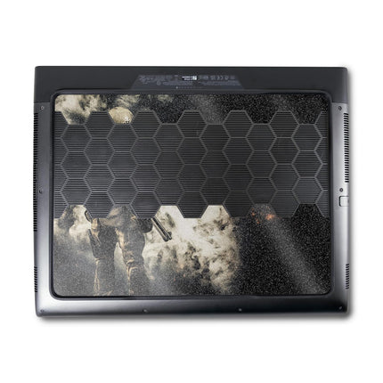 MightySkins Glossy Glitter Skin Compatible with Alienware M18 R1 (2023) Full Wrap Kit - Fighting On | Protective, Durable High-Gloss Glitter Finish | Easy to Apply & Change Styles | Made in The USA