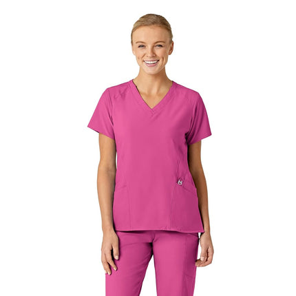 WonderWink W123 6155 Women's Stylized V-Neck Top, 