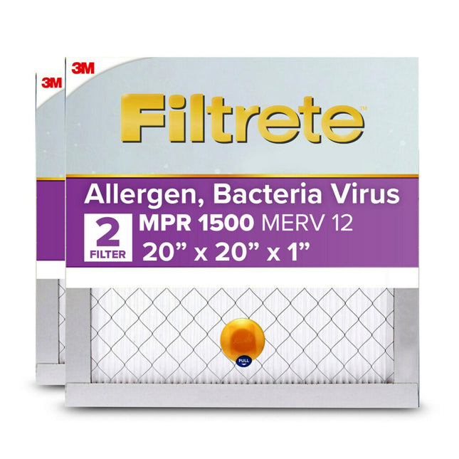 Filtrete 20x20x1 AC Furnace SMART Air Filter, MERV