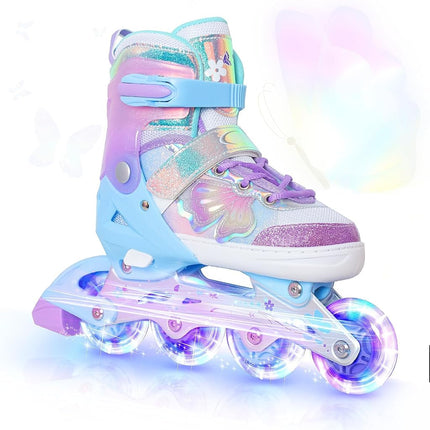 Kids Inline Skates for Girls and Boys -Purple Blad
