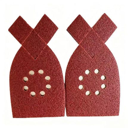 50pcs Large Mouse Detail Sander Sandpaper 8 Holes 