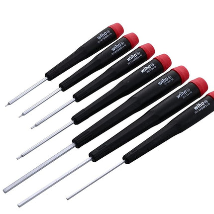 Wiha 26390 Precision Hex Metric Screwdrivers 7-Piece Set