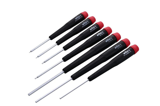 Wiha 26390 Precision Hex Metric Screwdrivers 7-Piece Set