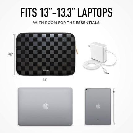 Vandel Slim Laptop Sleeve 13-13.3 inch Laptop Case for Macbook Air 13/Pro 13 Inch- Protective Macbook Case Sleeve, Tablet Carrying Bag Pouch for Lap Top Notebook, Chromebook, Dell, Asus Computer Cover