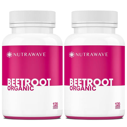 Nutrawave Organic Beetroot Capsules 1400mg – High 
